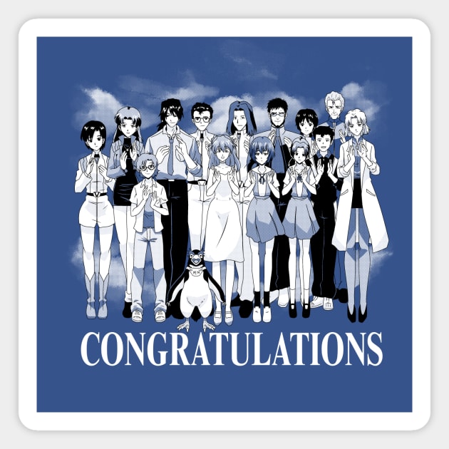 Congrats Magnet by CoinboxTees